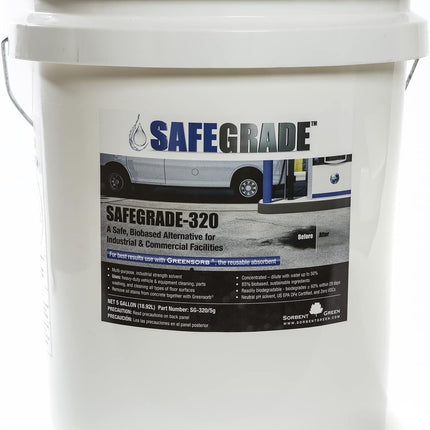 Safegrade-320 Industrial Strength Biodegradable Parts Washer Solvent Cleanser
