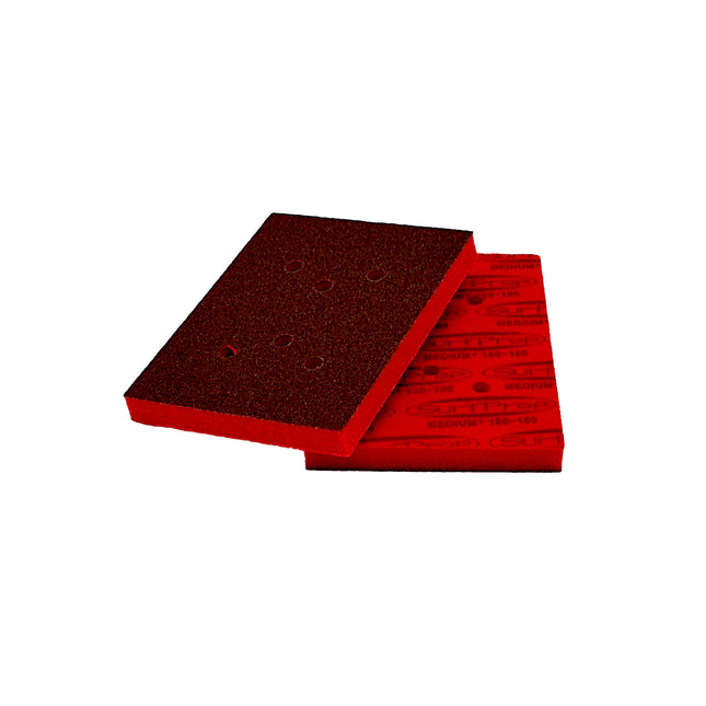 SurfPrep ProFoam Pad H&L - 1/2" - Oversize 4x5.25" - 6-Hole - 12pk