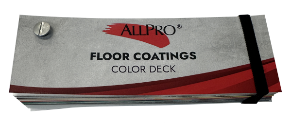 Allpro Epoxy Floor Colors - Fan Deck