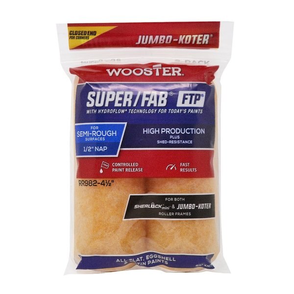 Wooster Jumbo-Koter Super/Fab FTP - 2pk - RR982 - 1/2 - Marketplace Paints