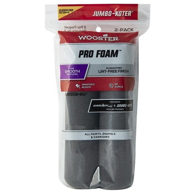 Wooster Jumbo-Koter Pro Foam - 2pk - RR308 - 3/8 - Marketplace Paints