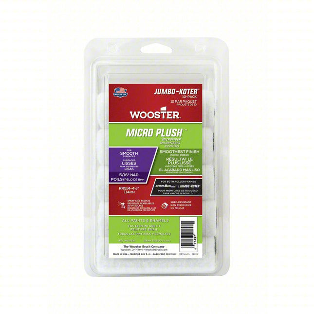 Wooster Jumbo-Koter Micro Plush - 10pk - RR514 - 5/16 4.5" - Marketplace Paints