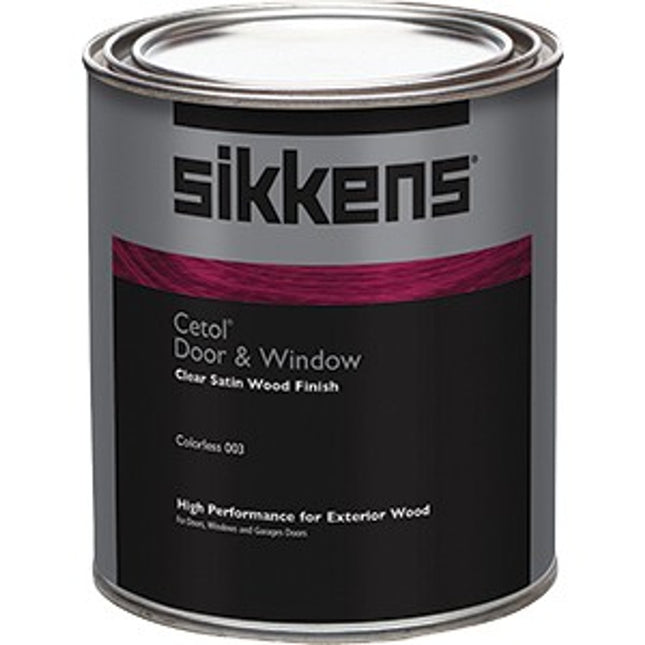 SIKKENS DOOR & WINDOW - CLEAR - SATIN - QT - SIK48003 - Marketplace Paints