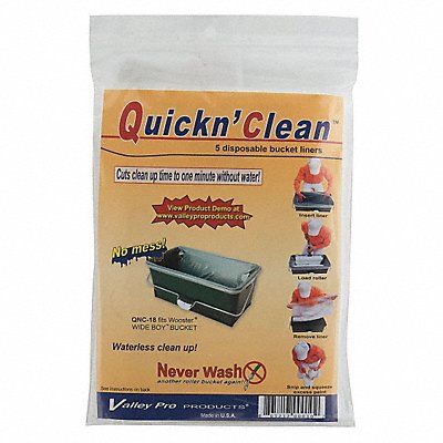 Wooster Green Bucket Bag Liner 5pk - Marketplace Paints