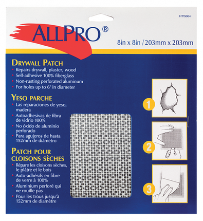 Allpro Aluminum Wall Patch - 8x8 - HT15004 - Marketplace Paints