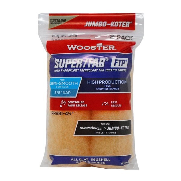 Wooster Jumbo-Koter Super/Fab FTP - 2pk - RR981 - 3/8 - Marketplace Paints
