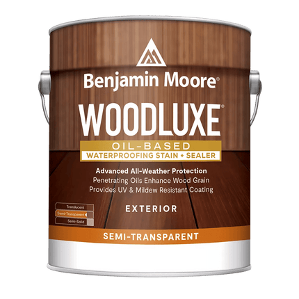 Woodluxe® Oil-Based Waterproofing Stain + Sealer - Semi-Transparent - Marketplace Paints