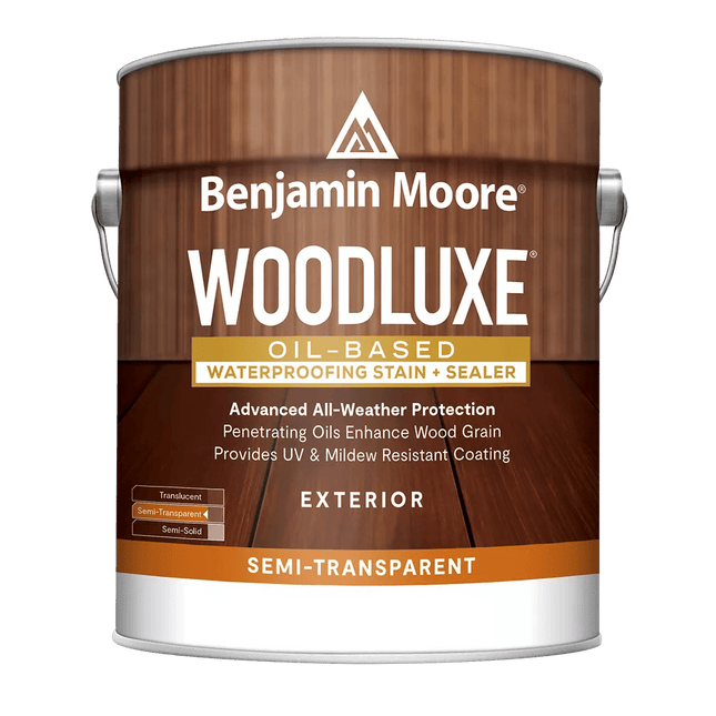 Woodluxe® Oil-Based Waterproofing Stain + Sealer - Semi-Transparent - Marketplace Paints