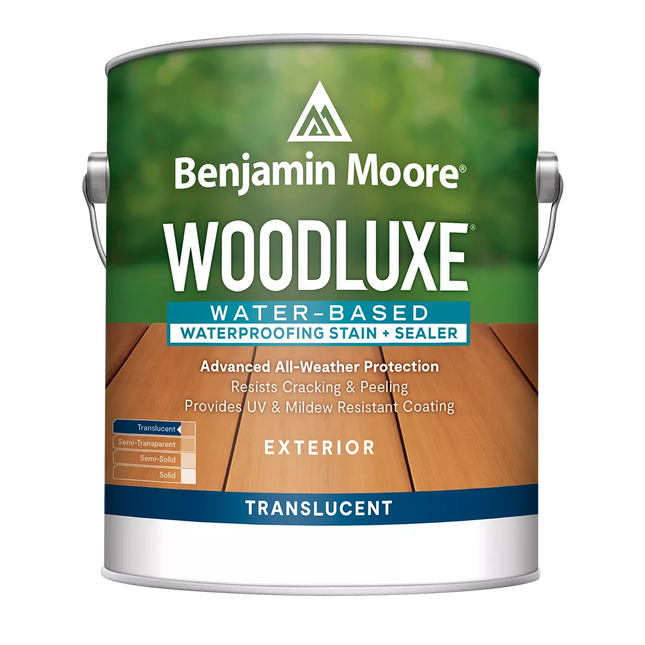 Woodluxe Water-Based Waterproofing Stain + Sealer - Translucent - Marketplace Paints