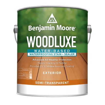 Woodluxe® Water-Based Waterproofing Stain + Sealer - Semi-Transparent - Marketplace Paints