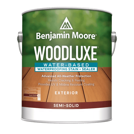 Woodluxe® Water-Based Waterproofing Stain + Sealer - Semi-Solid - Marketplace Paints