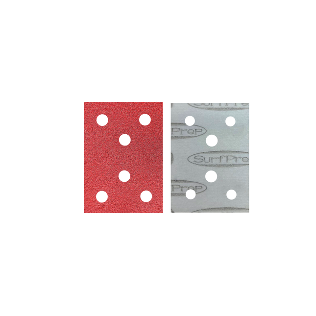 SurfPrep Red Paper Sheet - 3x4 - 6 Hole - BOX - Marketplace Paints