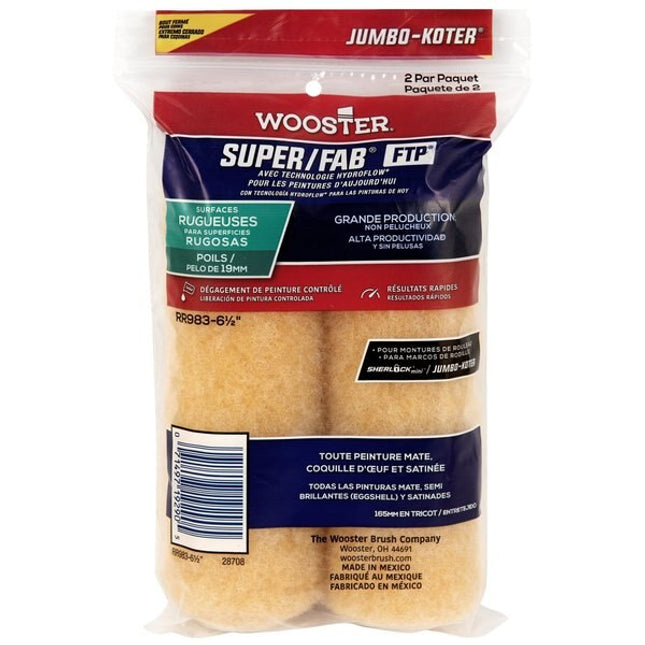 Wooster Jumbo-Koter Super/Fab FTP - 2pk - RR983 - 3/4 - Marketplace Paints