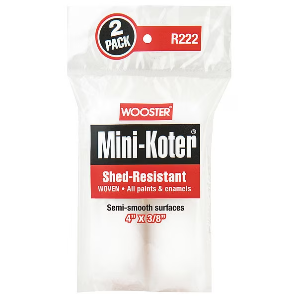 Wooster Mini-Koter Cover - 2pk - R222 - 3/8 - Marketplace Paints