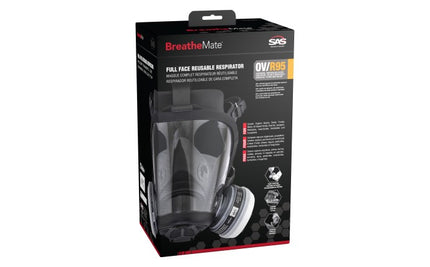 Breathe-Mate Full Face Respirator w/R95 Filter - Large - 312-3215