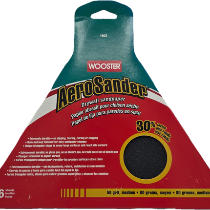 Wooster AeroSander Sandpaper - 80 Grit