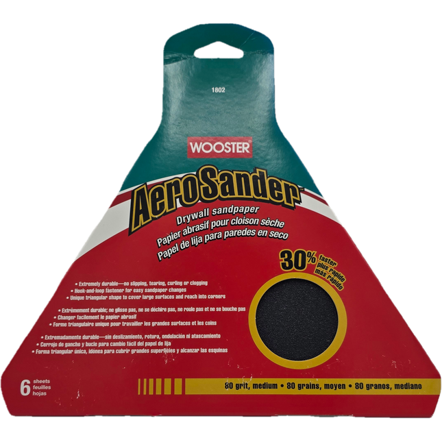 Wooster AeroSander Sandpaper - 80 Grit