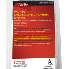 Allpro Breathe-Mate Replacement OV/R95 Filter - 2pk - 300-1071A - Marketplace Paints
