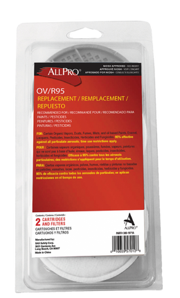 Allpro Breathe-Mate Replacement OV/R95 Filter - 2pk - 300-1071A - Marketplace Paints