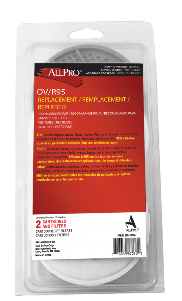 Allpro Breathe-Mate Replacement OV/R95 Filter - 2pk - 300-1071A - Marketplace Paints
