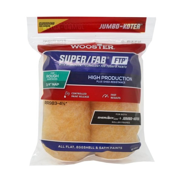 Wooster Jumbo-Koter Super/Fab FTP - 2pk - RR983 - 3/4 - Marketplace Paints