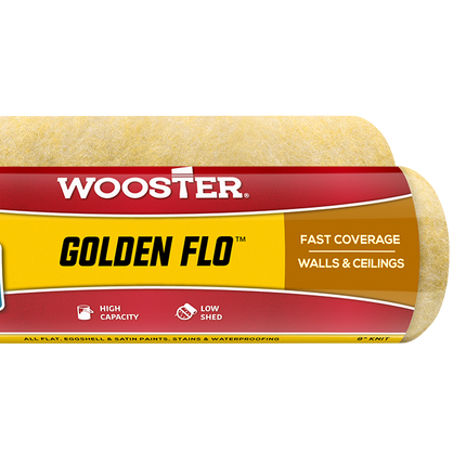 Wooster Jumbo-Koter Golden Flo 2-Pack