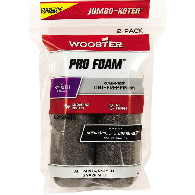 Wooster Jumbo-Koter Pro Foam 2-Pack 3/8" Nap