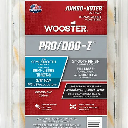 Wooster Jumbo-Koter Pro/Doo-Z 10-Pack 4.5"