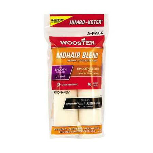 Wooster Jumbo-Koter Mohair Cover - 2pk - RR304 - 1/4 4.5" - Marketplace Paints