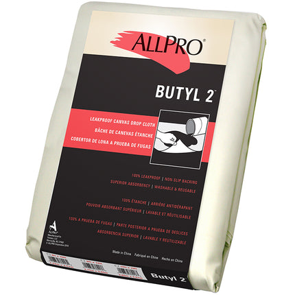 Allpro Canvas Butyl2 Drop Cloth - 9x12 -  ALP38217 - Marketplace Paints
